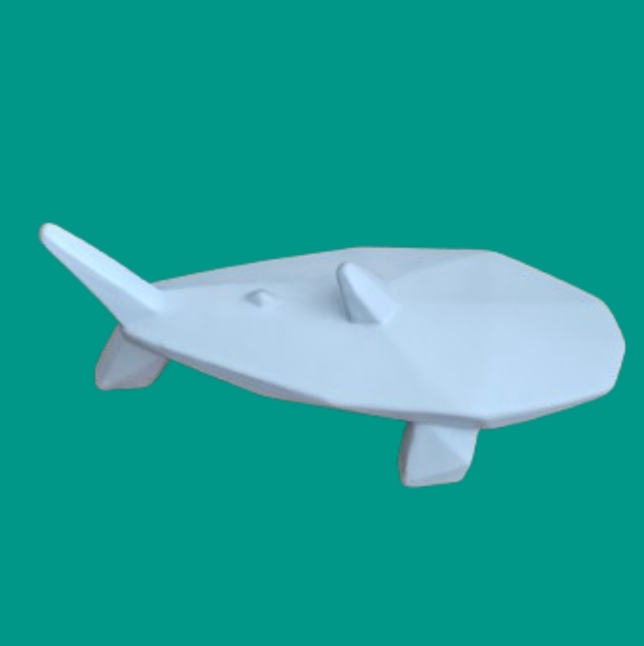 *Cb2 White Shark Bait Ocean Home Decor - Picture 3 of 5